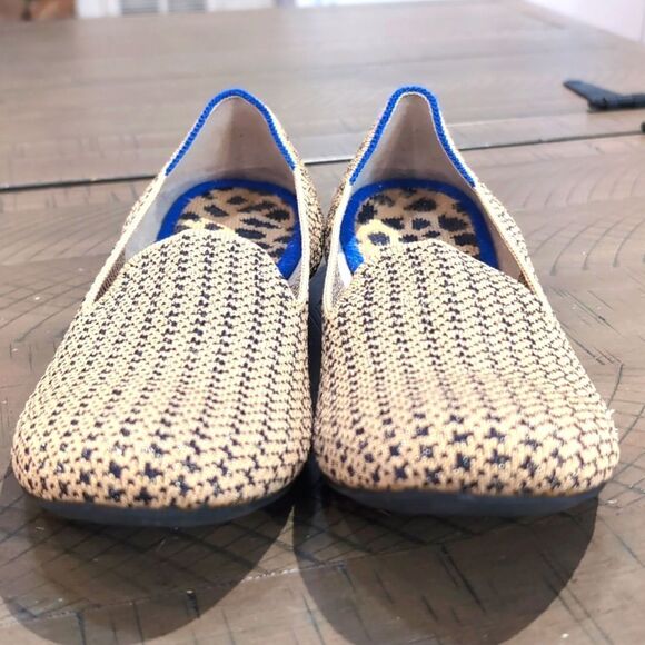 Rothy's The Loafer in Gold Houndstooth Sz 8 - Picture 6 of 12